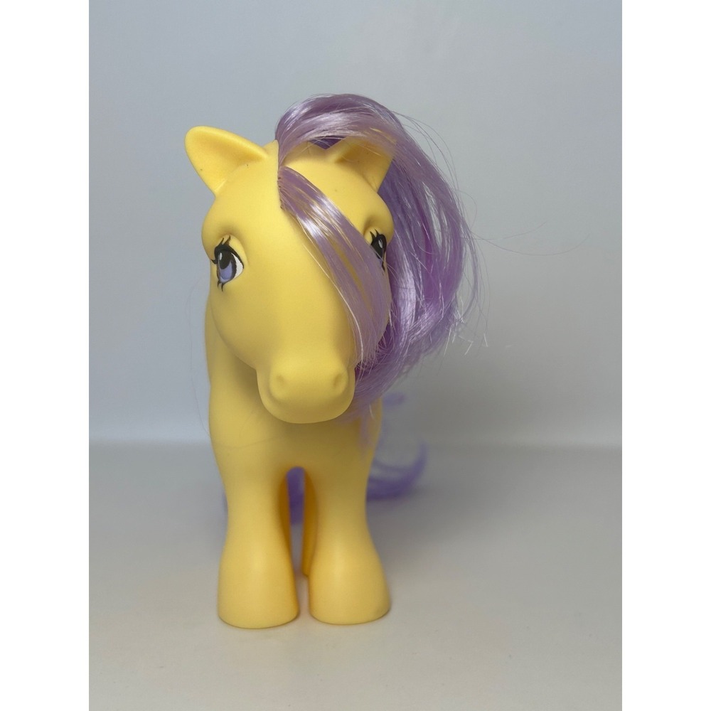 Vintage 1982 My Little Pony LEMON DROP Hasbro G1 Mail Order Yellow Lavender - Picture 3 of 12